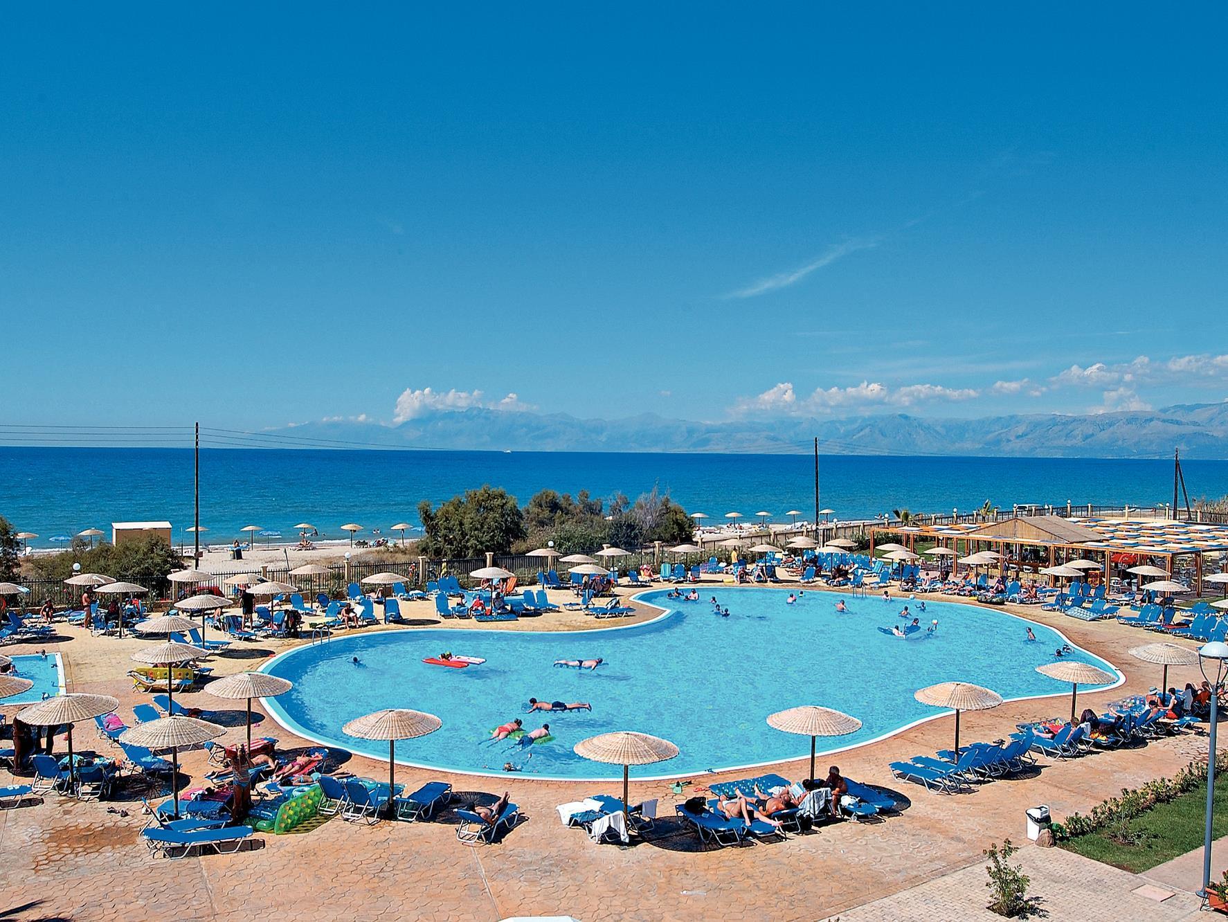 Almyros Beach Almiros Beach Exterior foto The beach at the hotel