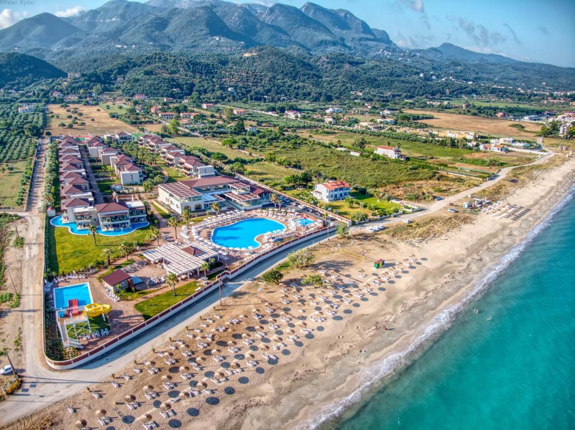 Almyros Beach Almiros Beach Exterior foto Aerial view of the resort